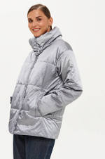 0114 Куртка женская (серо-зеленый)