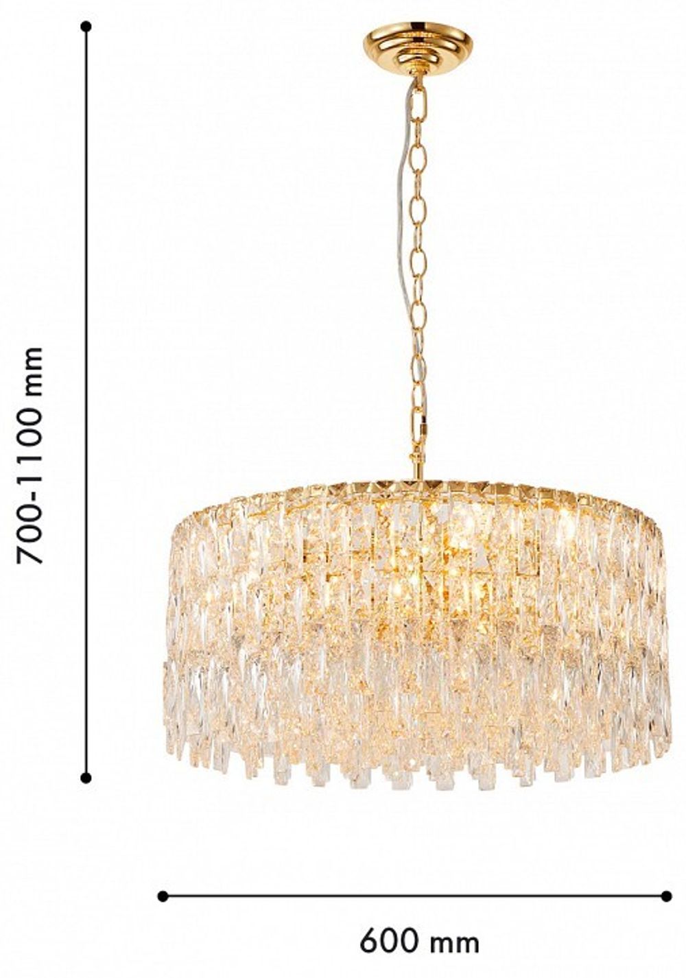 Подвесная люстра Favourite Robby 4722-12P