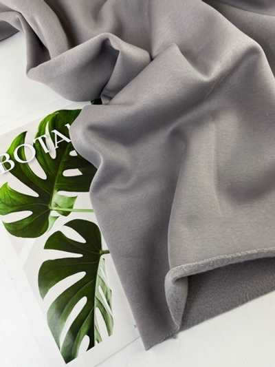 СВЕТЛО-СЕРЫЙ - Футер 3-х нитка НАЧЕС компакт пенье (КРВ593 Елена)