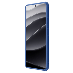Усиленный чехол синего цвета с сдвижной шторкой для камеры от Nillkin для Xiaomi Redmi Note 14 Pro 5G и Mi Poco X7 5G, серия CamShield Pro Case