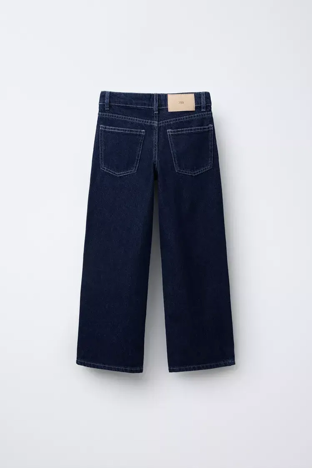 ZARA ДЖИНСЫ WIDE LEG, СИНИЙ