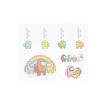 Маркер текстовыделитель Basir, серия "Астронавты", 10 см, цветная упаковка, разноцветные, набор 4 шт, ассорти