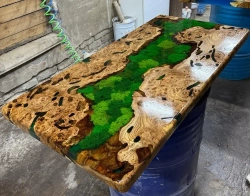 Эпоксидная смола 15кг для столешниц и объемных заливок Epoxin Apelsin Массив