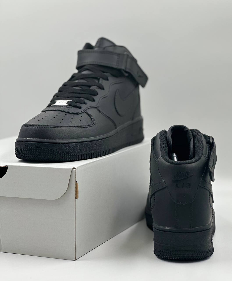 Кроссовки Nike AirForce 1High #N145 (черн.)
