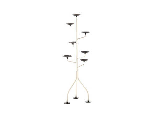 Напольная подставка для цветов Zanotta сталь белый 63x52x152 Albero