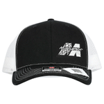 MuscleTech, Snapback Trucker Cap, Black/White, 1 Count