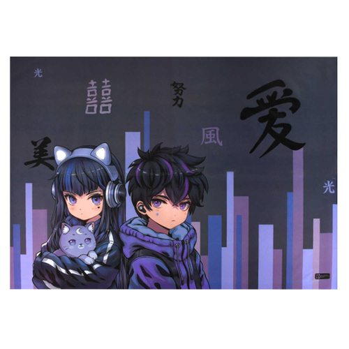 Плёнка для труда ФЕНИКС Кибер аниме 50*70 см ПВХ (69112)