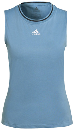 Топ теннисный Adidas Match Tank Top W - hazy blue/white