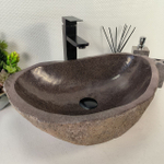 Раковина из речного камня RS-65568 53*37*15 0857