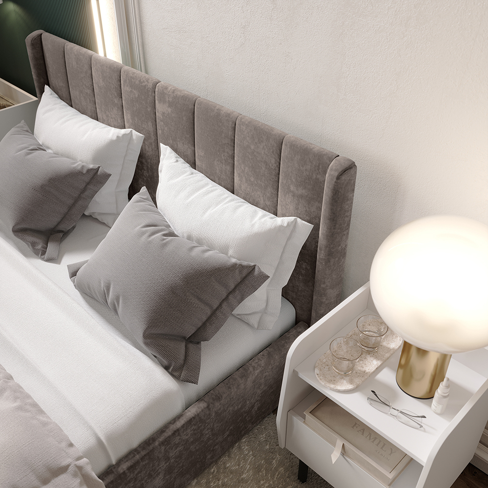 Кровать 160 Версаль КР-18 без основания маренго