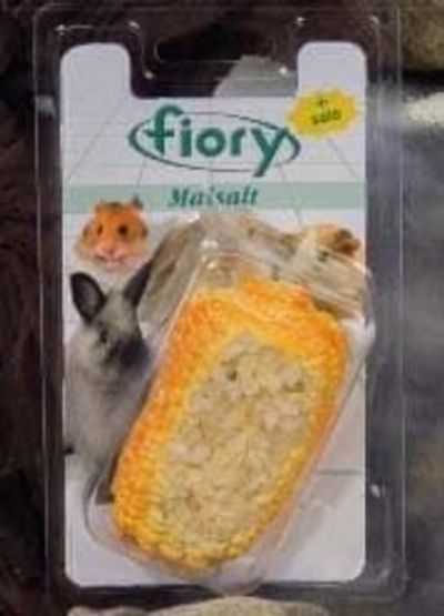 FIORY Maisalt био-камень для грызунов в форме кукурузы 90 г