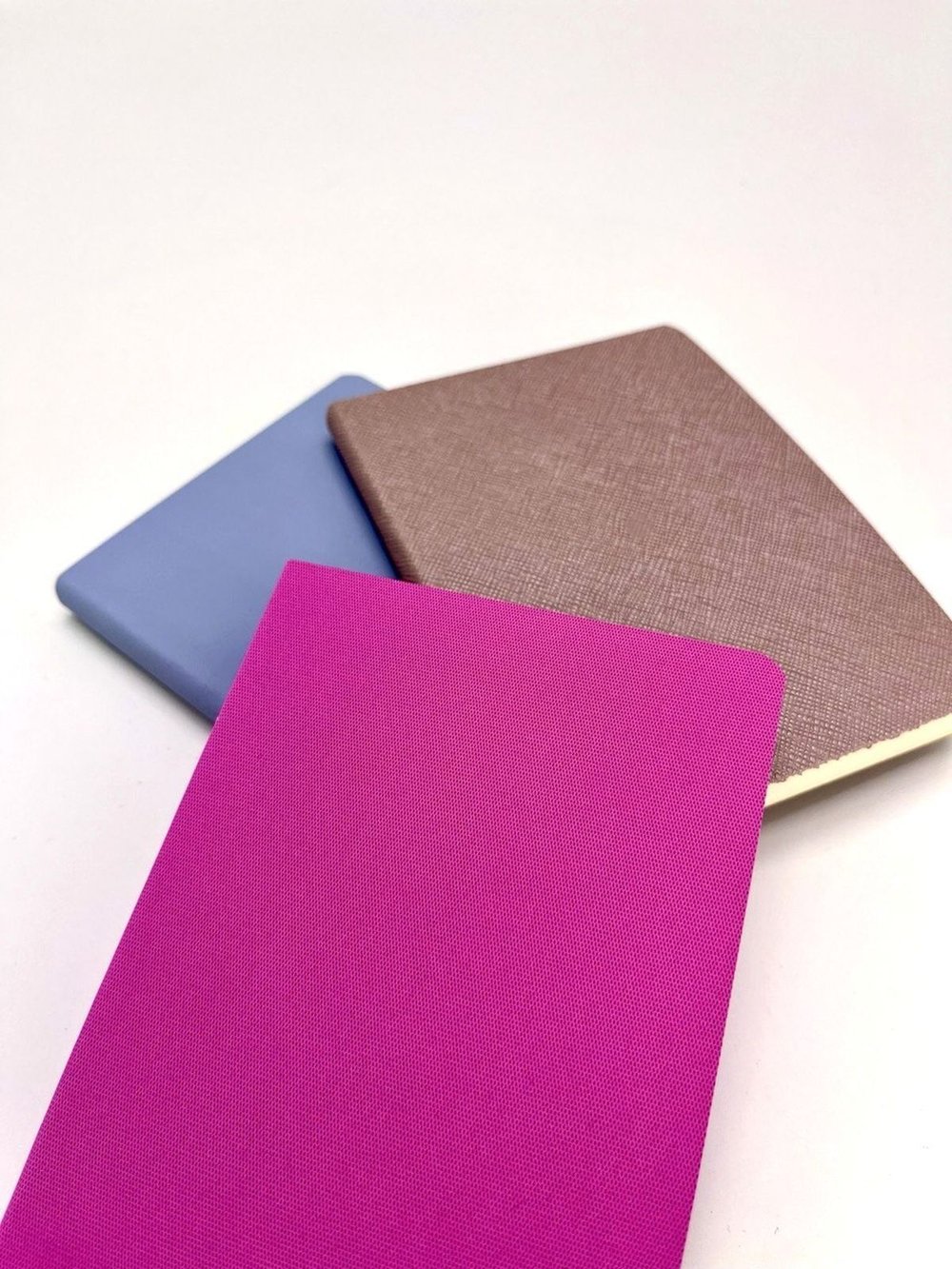 Набор 3 блокнота 88л (138*102мм) линейка розовый, перламутровый, голубой (5447-2)