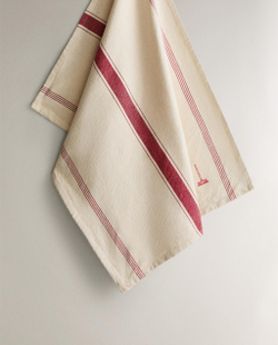 Zara Home кухонное полотенце из хлопка, вышивка, 70 50 см · 7251/026