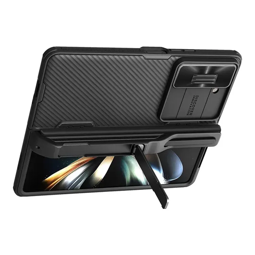 Чехол Nillkin CamShield Fold (Pen holder) для Samsung Galaxy Z Fold 5 5G пластиковый (черный)