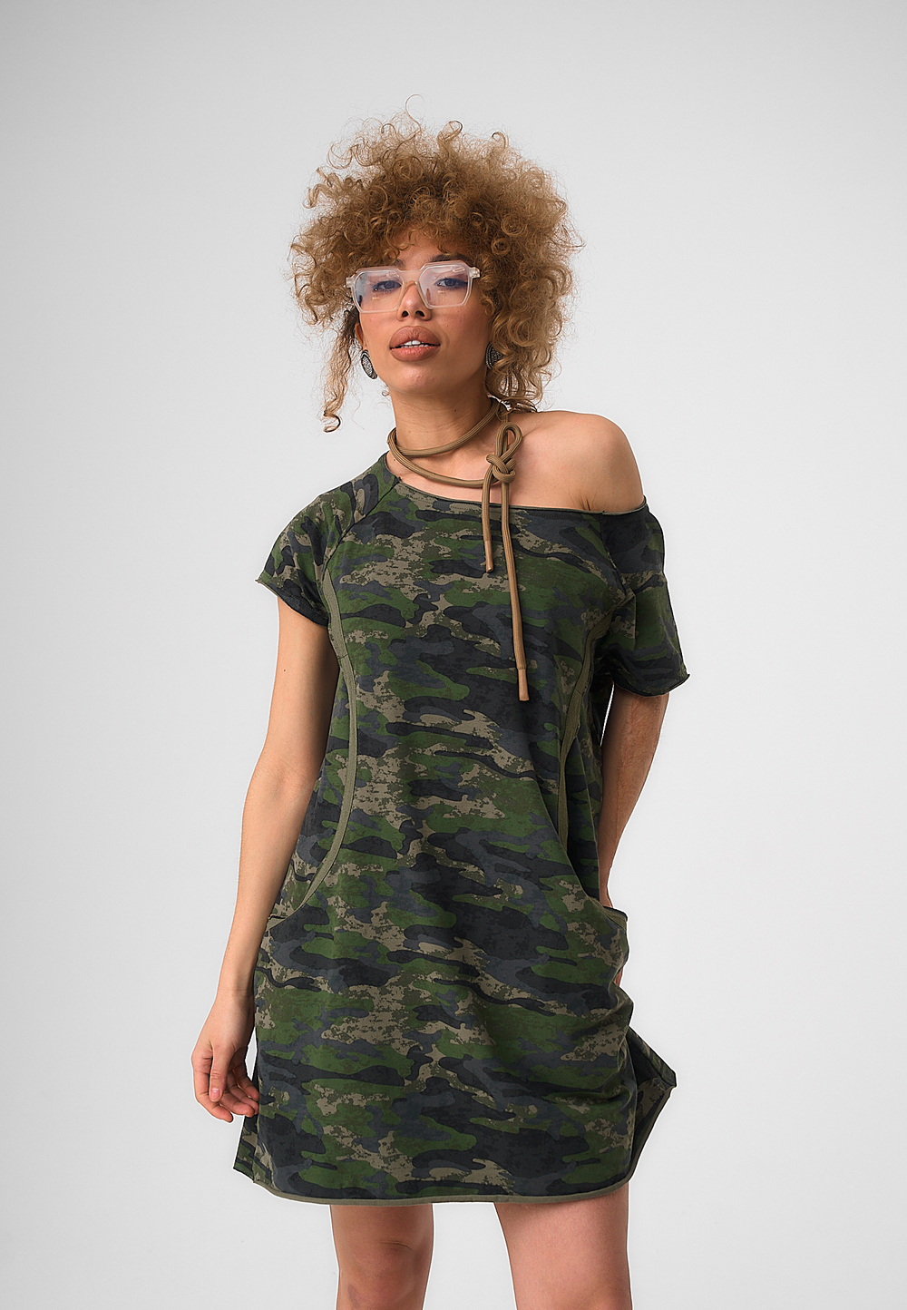 Платье Ребекка Камуфляжный