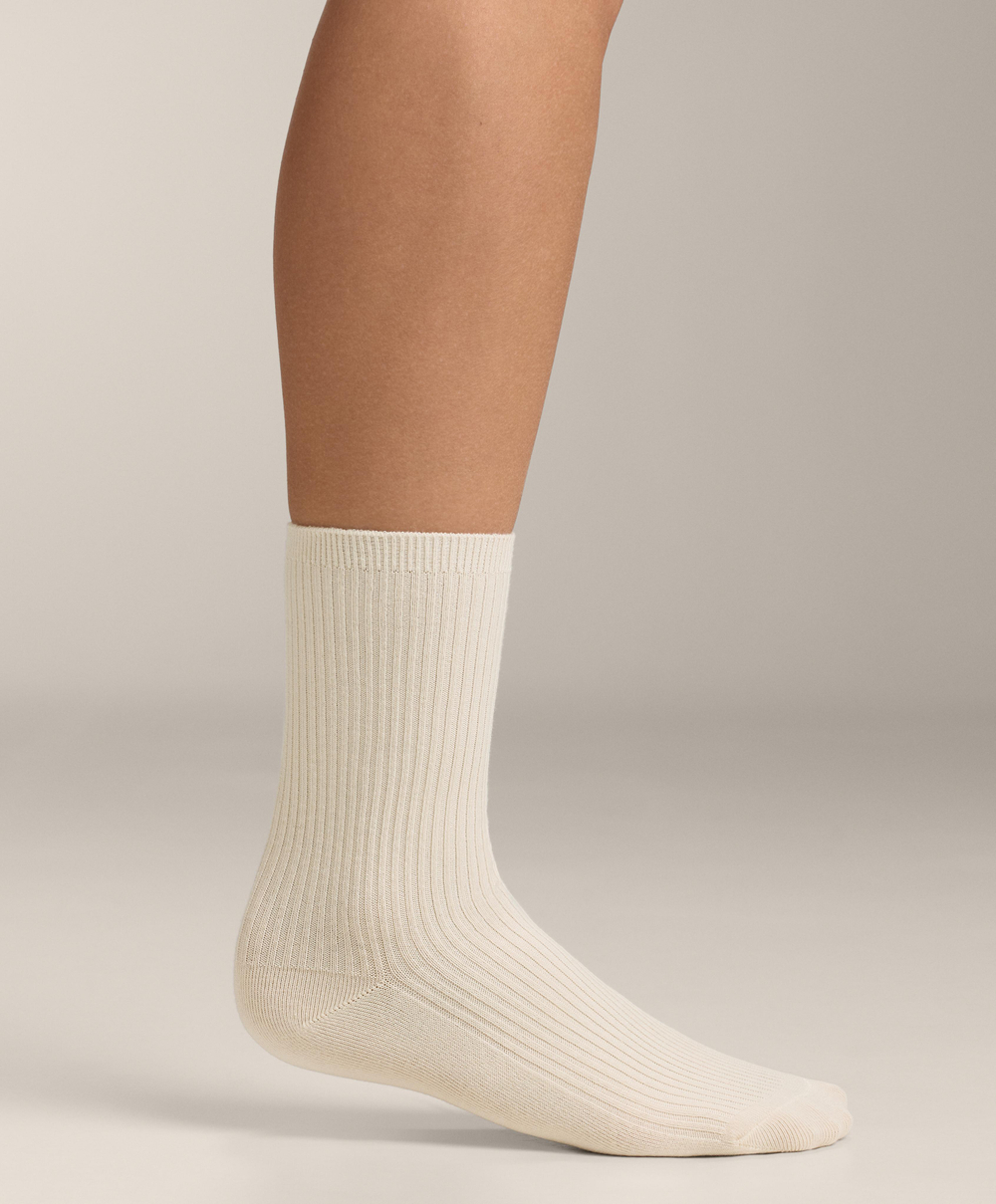 OYSHO Пять пар классических носков с хлопком, террактовый