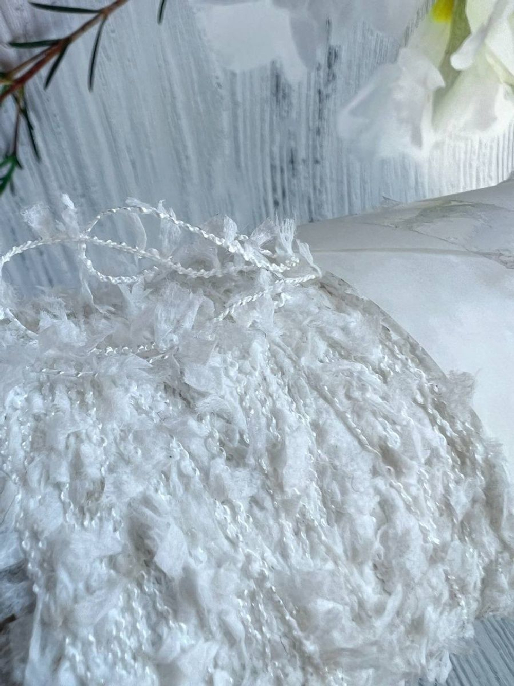 Прижа для вязания травка пушистая