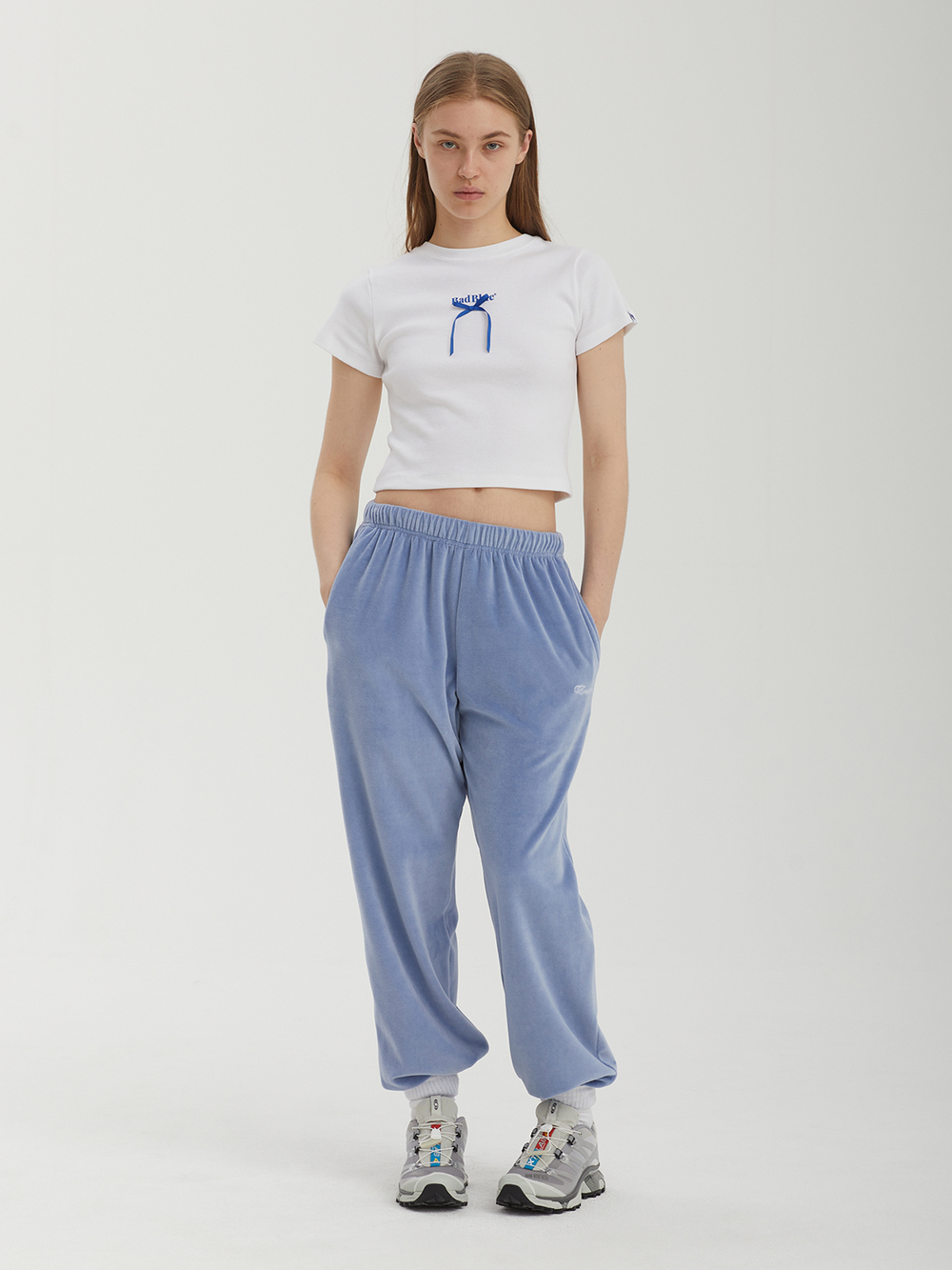 Женская Футболка Ribbon Logo Slim
