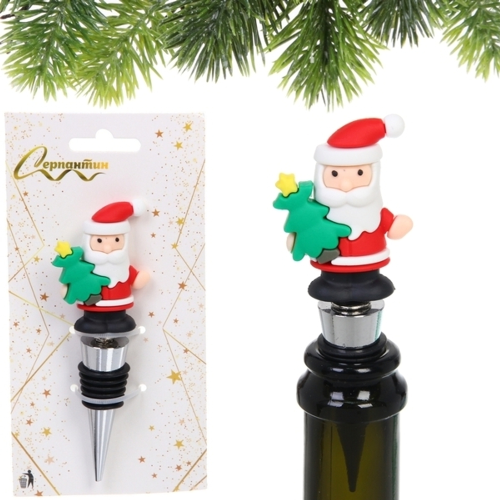 Пробка для бутылок «Дед Мороз»