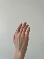 Кольцо матовое шириной 2 мм