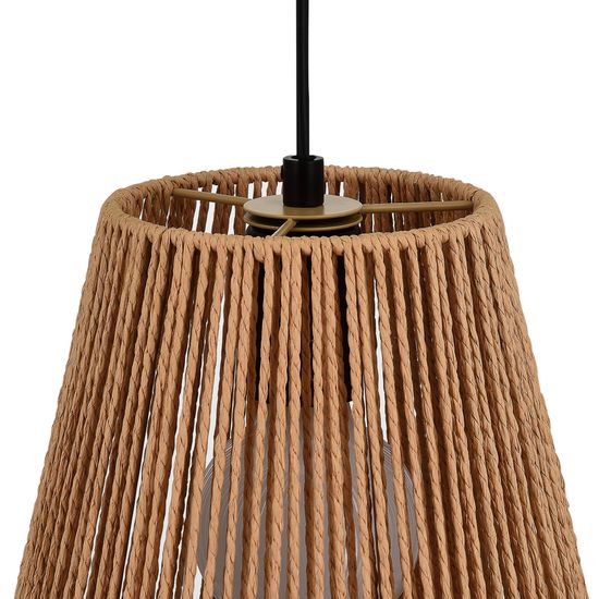 SLE6025-613-01 Светильник подвесной бежевый/черный E27 1*40W ETTAN