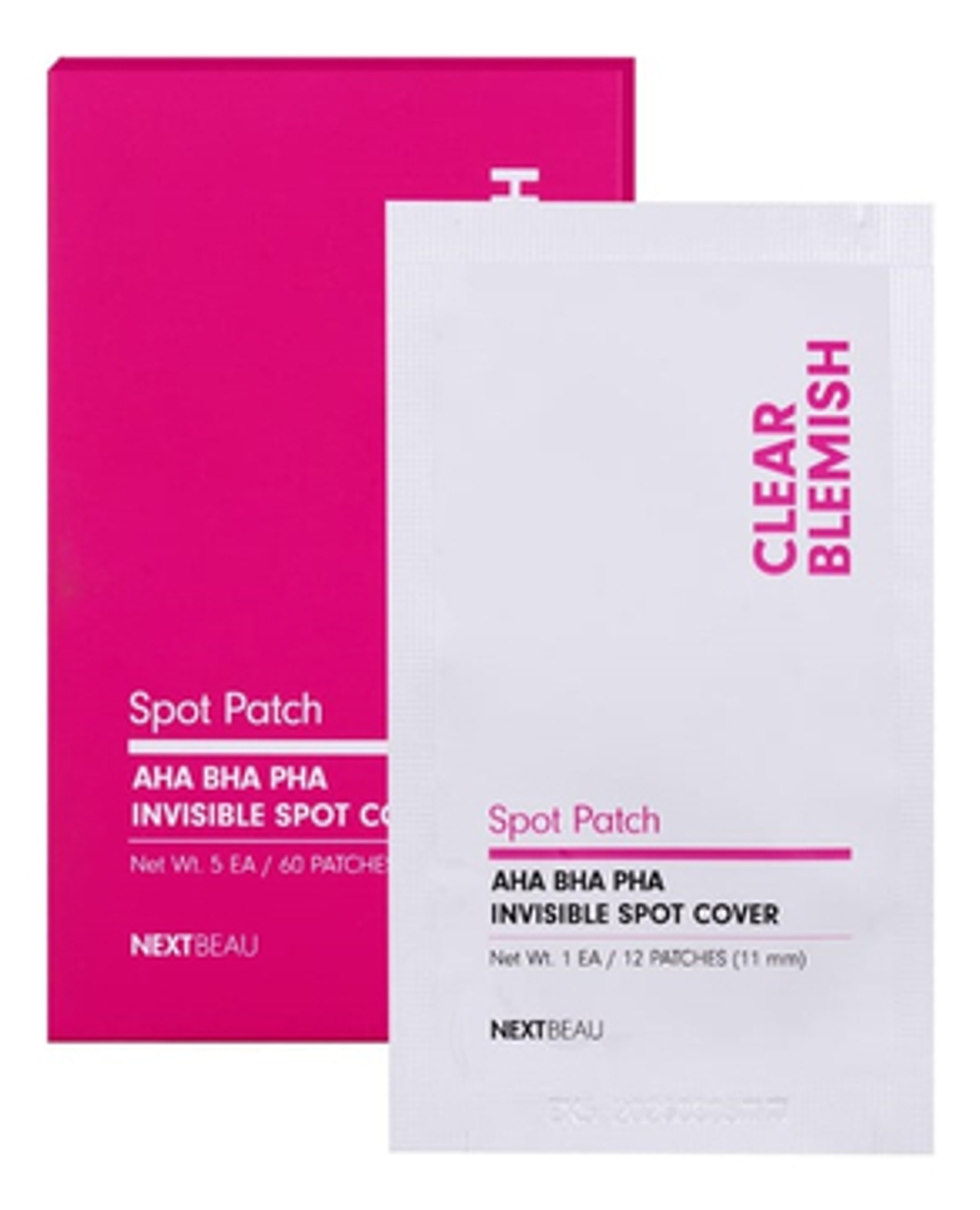 Точечные патчи против акне NEXTBEAU Clear Blemish Spot Patch 60 шт