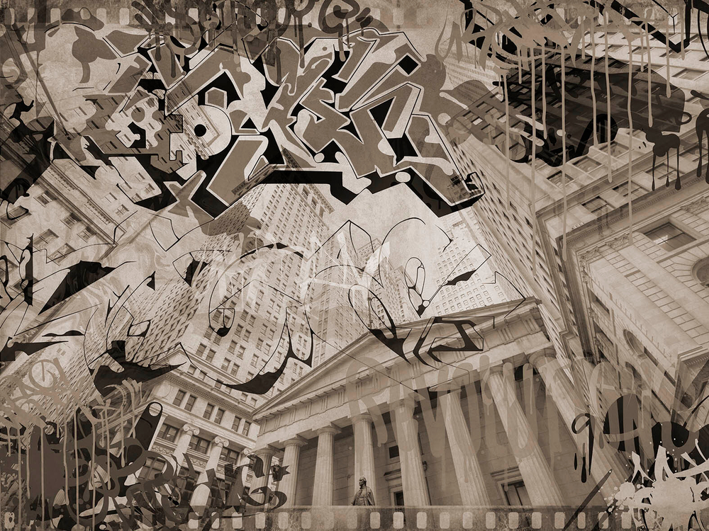 Дизайнерские обои Wall Street GRUNGE