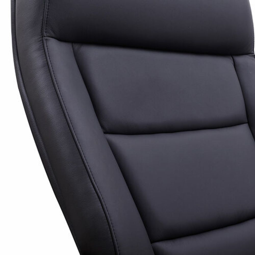 Кресло HAWASAN (ХАВАСАН) "Overlord EX-770", мультиблок, дерево, натуральная кожа, черное, 532934