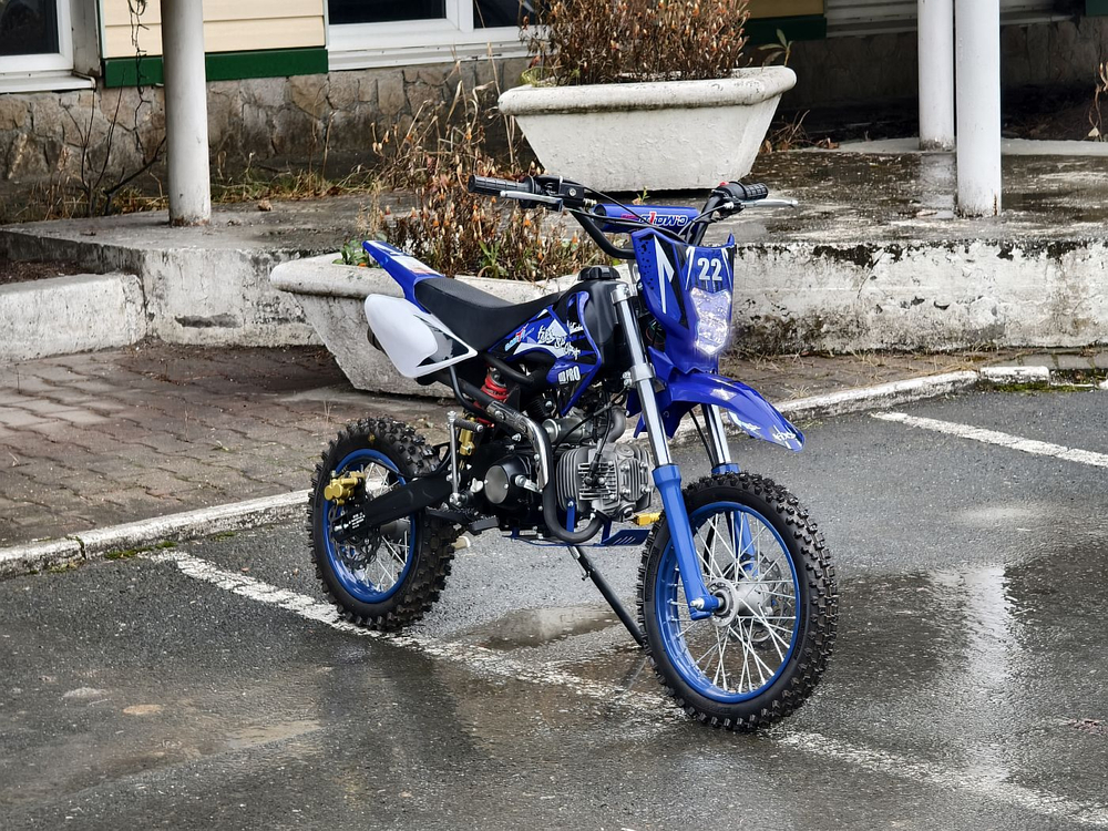 Комплект запчастей (Машинокомплект) для сборки питбайка C.MOTO KXD 607 синий