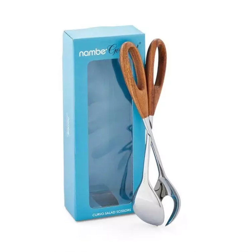 Nambé - Щипцы для сервировки Curvo 33см / артикул   MT0796-XG  / GTIN 672275307964