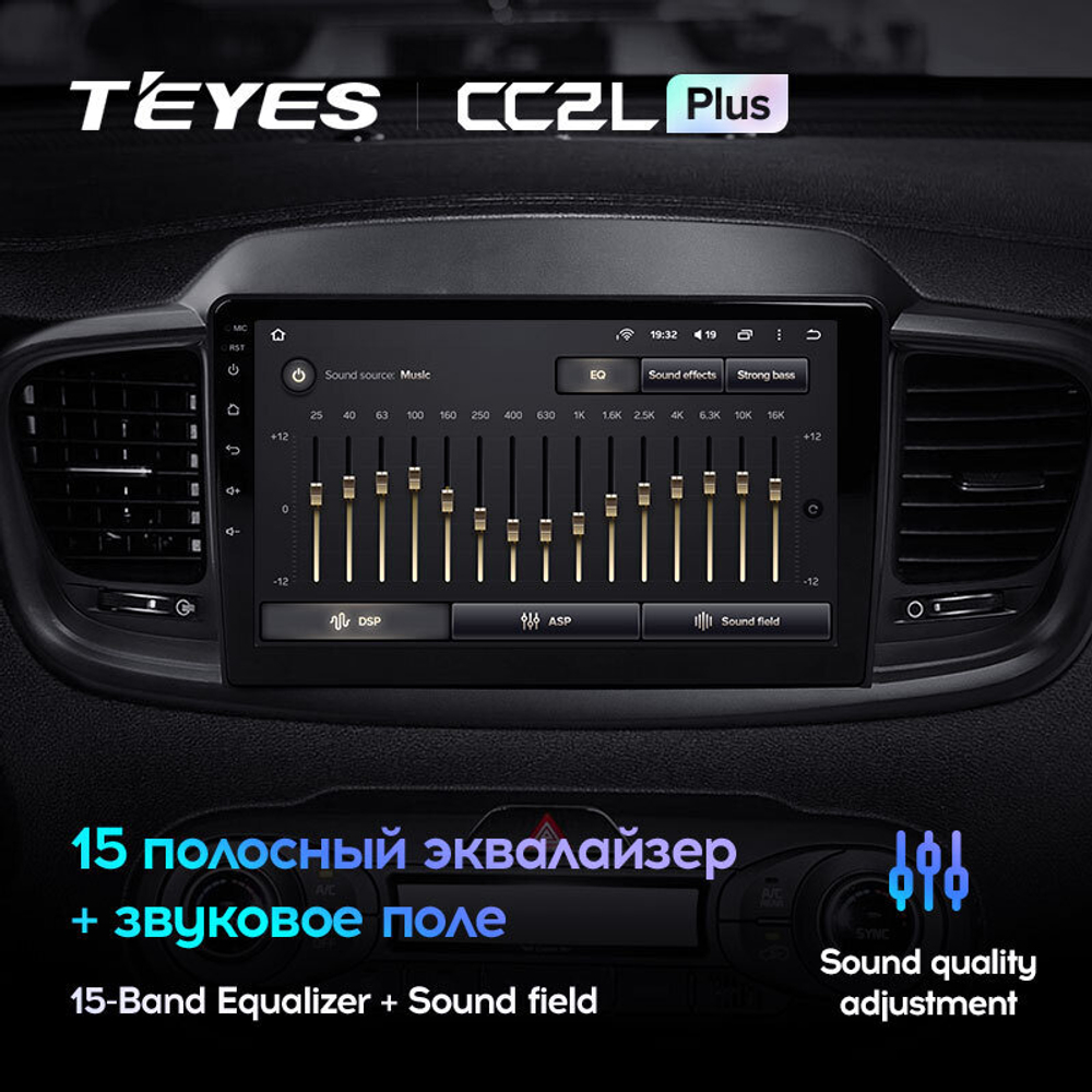 Teyes CC2L Plus 10.2" для KIA Sorento 2014-2017