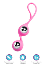 Розовые вагинальные шарики Futa (Цвет: розовый)