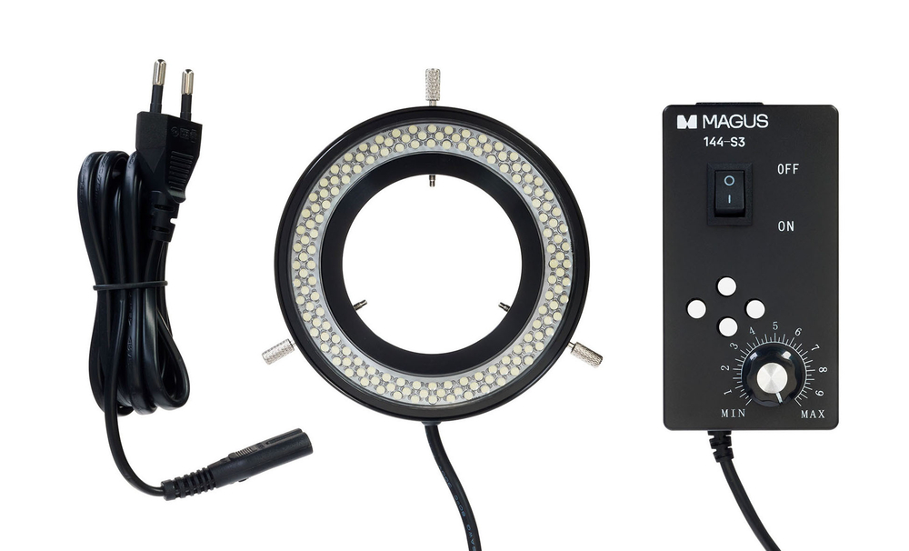Осветитель кольцевой с включением по секторам MAGUS LED 144-S4