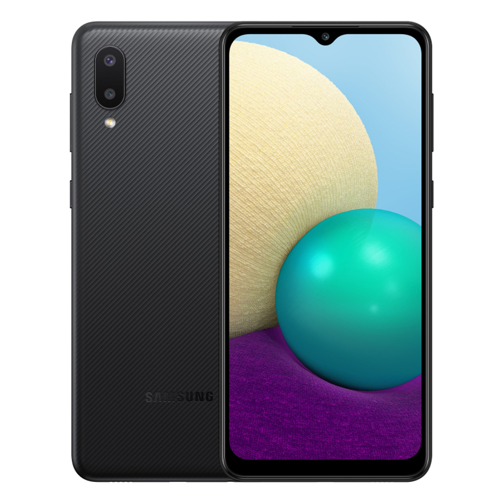 Смартфон Samsung Galaxy A02 SM-A022 2/32GB черный