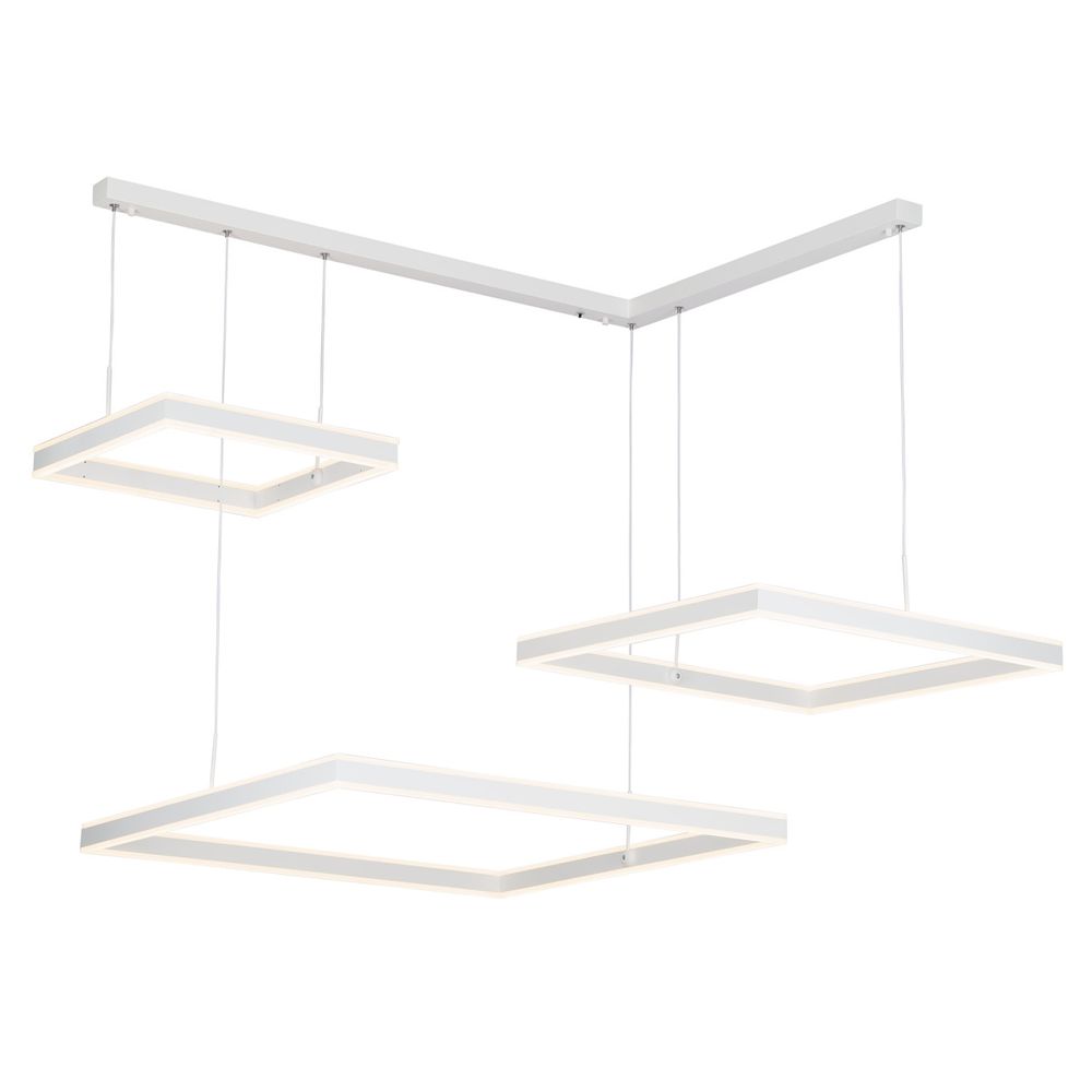 Citilux Дуэт CL719K310 LED Люстра подвесная с пультом Белая