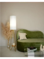 Торшер напольный с абажуром в гостиную современный