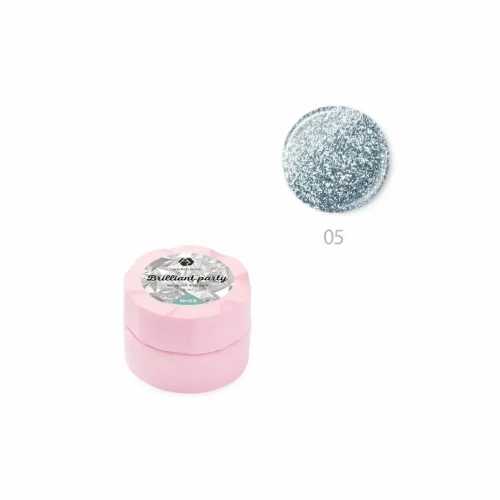 Жидкая фольга ADRICOCO Brilliant party №05, 6мл