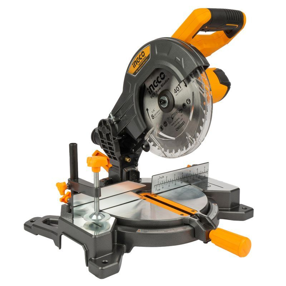 Пила торцовочная INGCO INDUSTRIAL CMS2001 20 В 210 мм без акб