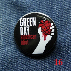 Значок Green Day 36 мм ( в ассортименте )