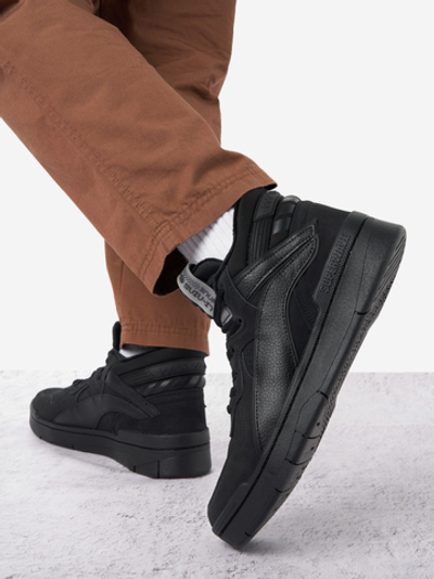 AGCT371-2F Кеды высокие мужские WAVE MID LEATHER LI-NING