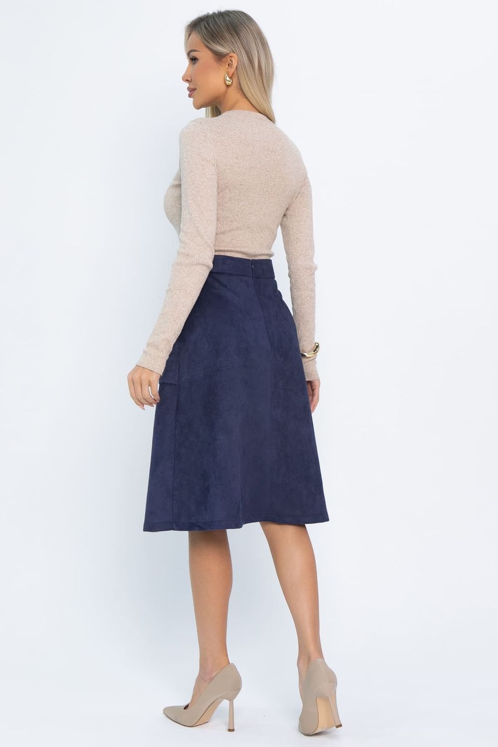 Юбка замшевая Твой идеал (синяя) Ю14583-7М LT Collection