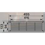 Решетка вентиляционная дверная переточная серии 4513РП