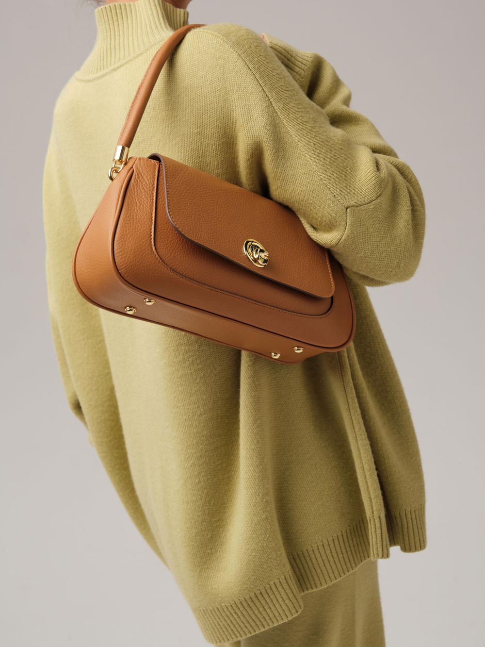 Сумка Deboro 30973 коричневый лист