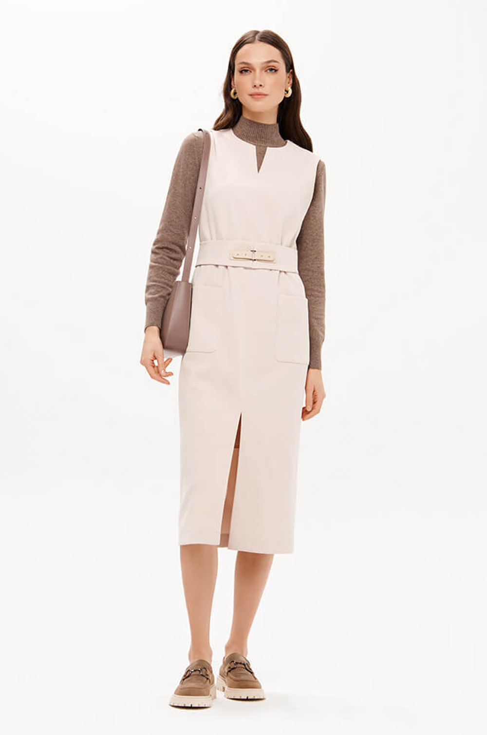 51692 Платье женское (кремовый)