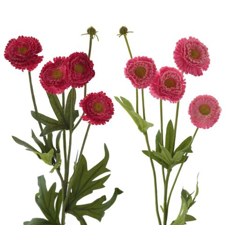 GAEM Цветок искусственный "Маргаритка", L15 W7 H49 см, 2в.