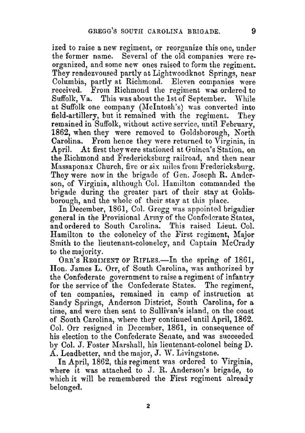 The history of a brigade of South Carolinians, known first as "Gregg's" and subsequently as "McGowan's brigade." | J F J. Caldwell