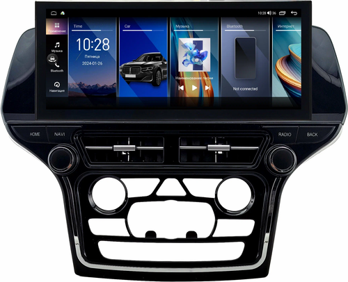 Магнитола для Jeep Grand Cherokee WK2 2013-2022 (ШГУ 8.4") - Kuberg монитор 12.3" в стиле LEXUS на Android 12, 2К экран, Быстрая, CarPlay, 4G SIM-слот
