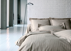 Постельное белье семейное Blanc des Vosges Divine Chanvre Франция