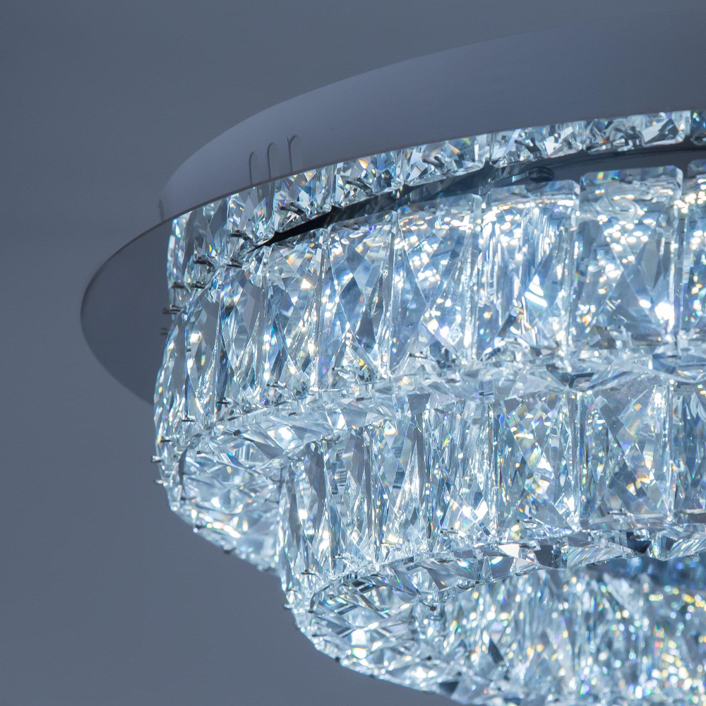 Eletto Olimpia EL330C80.1 LED Люстра хрустальная с пультом Хром