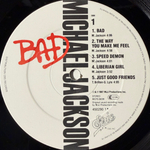 Michael Jackson ‎– Bad (Англия 1987г.)Т